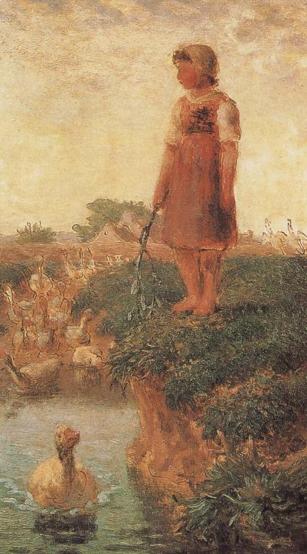 Jean Francois Millet The Girl Norge oil painting art